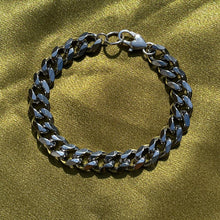 Steel Curb Chain Heart Bracelet • RTS