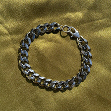 Steel Curb Chain Heart Bracelet • RTS