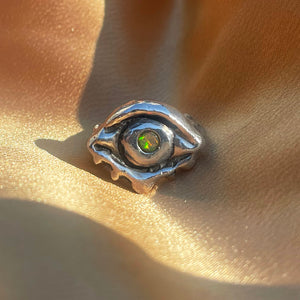 Evil Eye Protection Ring - Opal • RTS