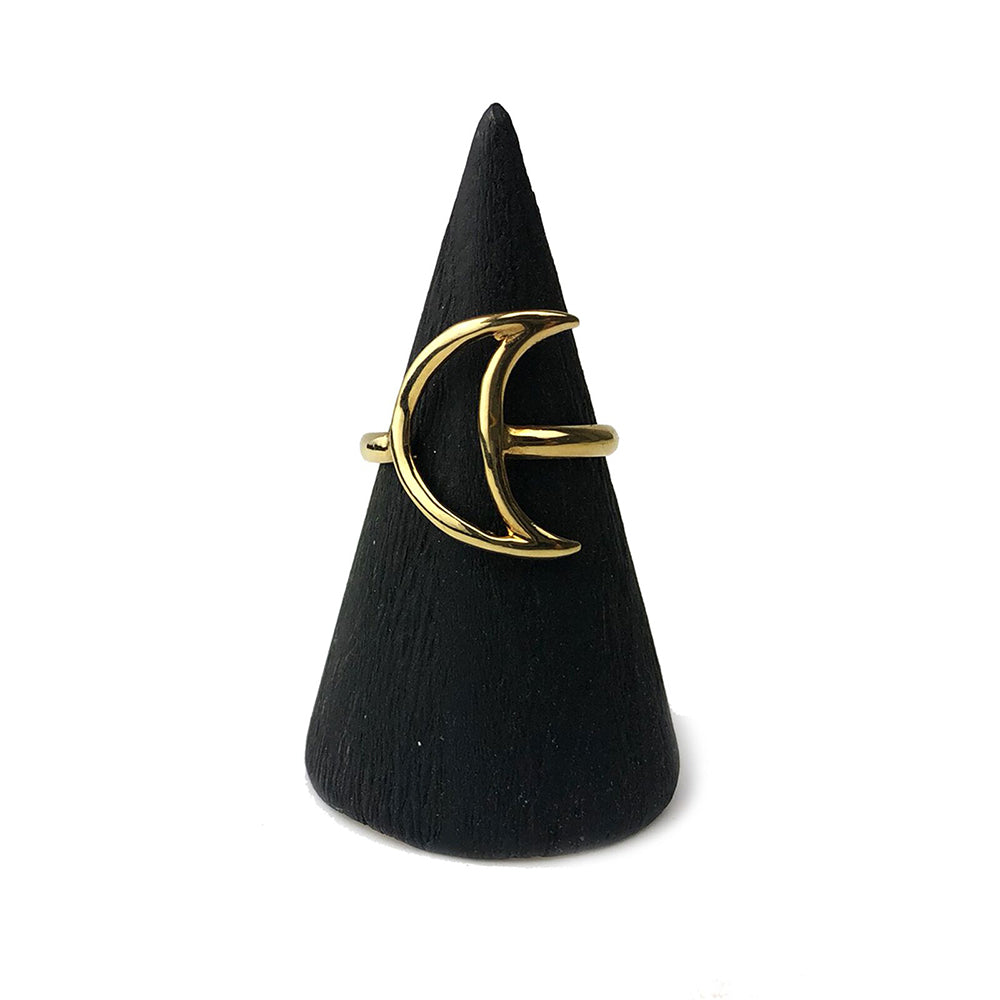 10K Gold Luna Ring