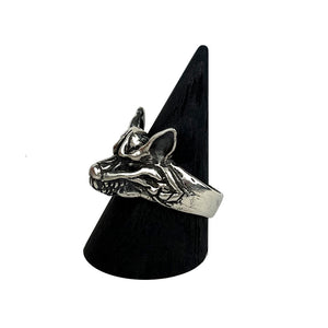 Hellhound ring, hellion ring, sterling silver ring, hellhound jewelry ring, protection ring