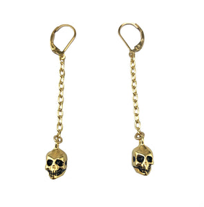 Gold Skull earrings